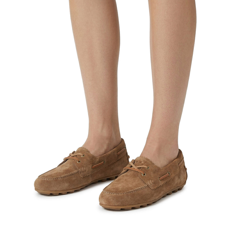 Mokassins aus Veloursleder