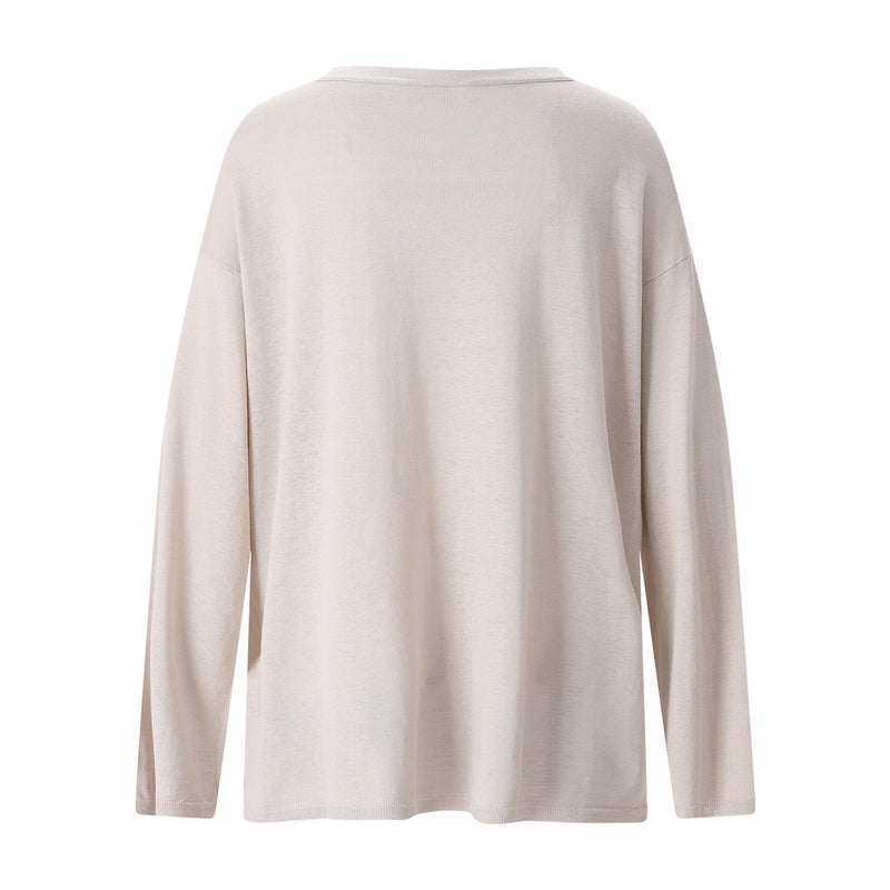 Sminfinity Longsleeve aus Seide & Leinen Damen