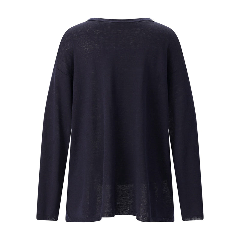 Sminfinity Longsleeve aus Seide & Leinen Damen