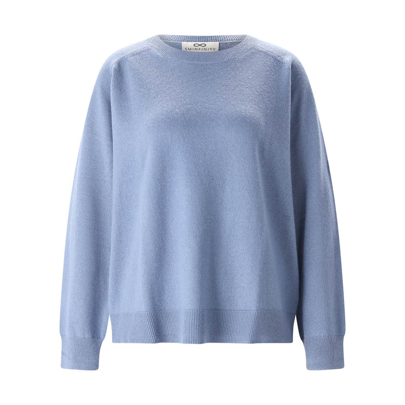 Sweatshirt aus Kaschmir-Mix M/L / Blau