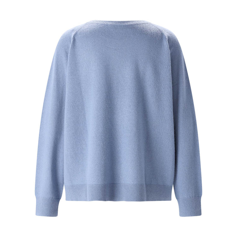 Sweatshirt aus Kaschmir-Mix M/L / Blau