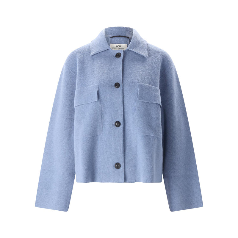 Cardigan aus Kaschmir-Mix L / Blau