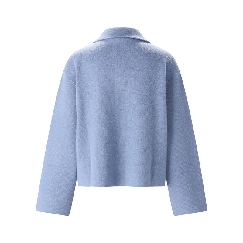 Cardigan aus Kaschmir-Mix L / Blau