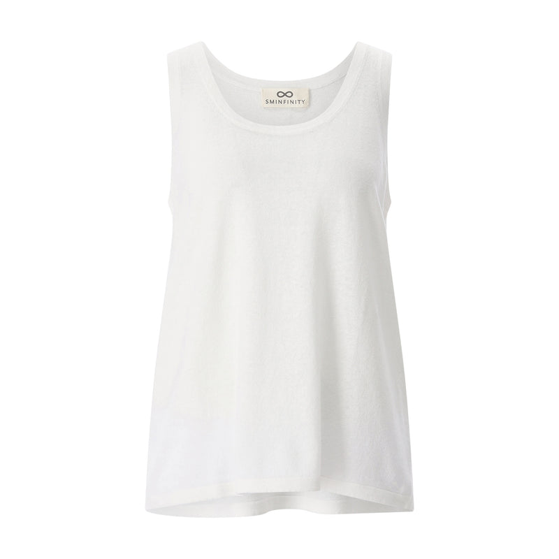 Sminfinity Top aus Leinenmix Damen