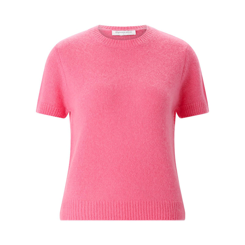 Stephan Boya Kurzarmpullover Candy aus Kaschmir Damen