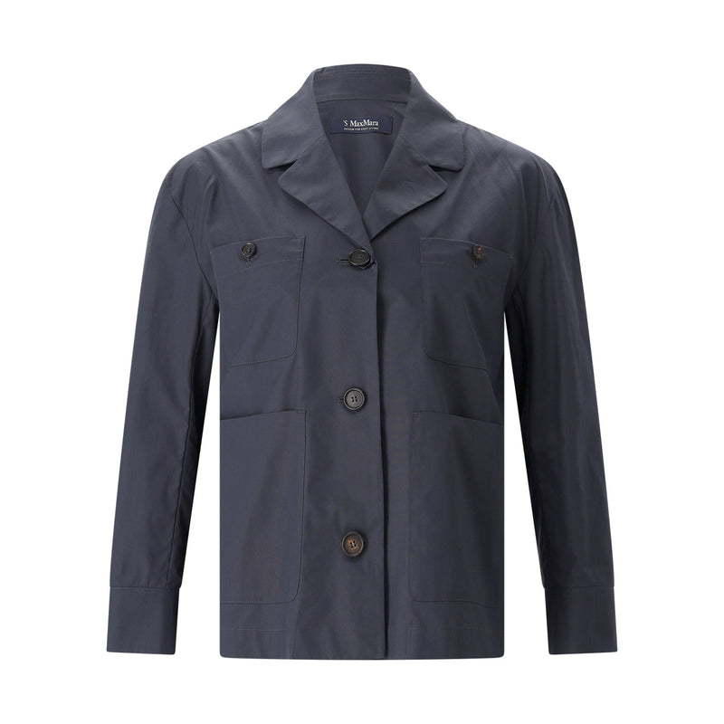 Hemdbluse Renata aus Baumwolle 42 / Dunkelblau