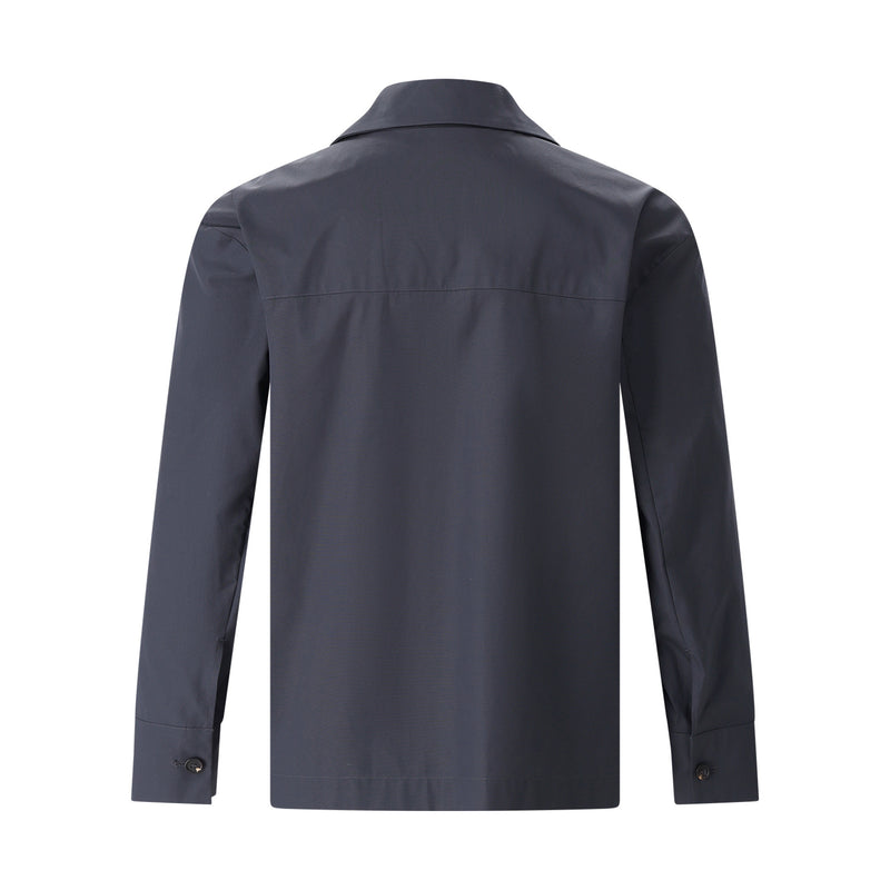 Hemdbluse Renata aus Baumwolle 42 / Dunkelblau