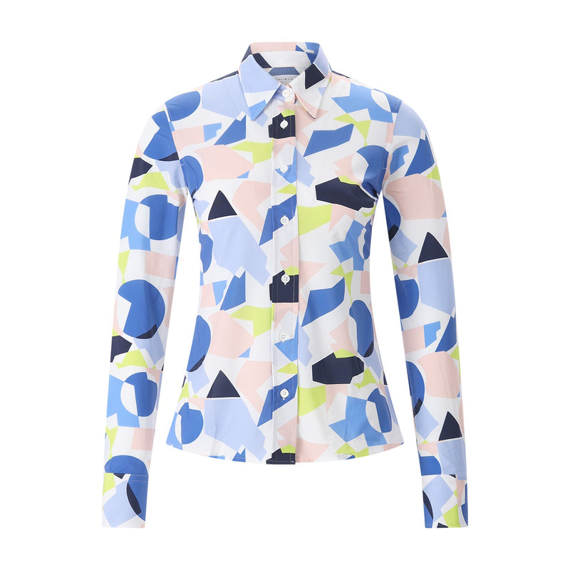 Caliban Hemdbluse mit Muster Damen
