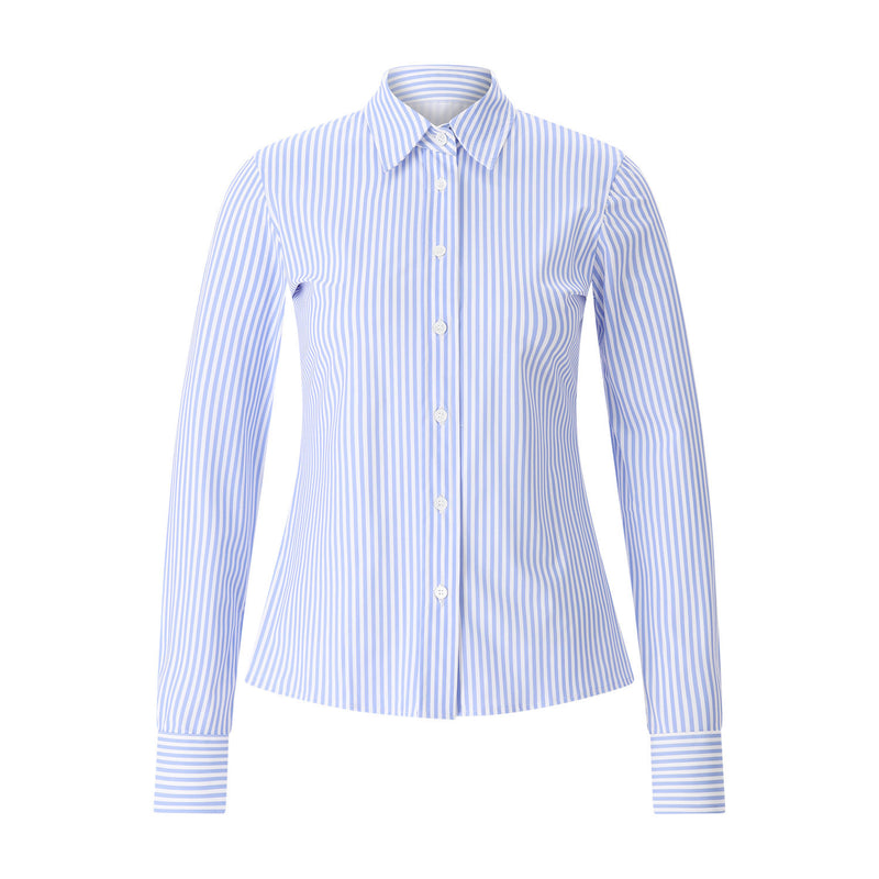 Caliban Skin Like Hemdbluse mit Muster Damen