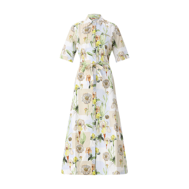 Caliban Blusenkleid mit floralem Muster Damen