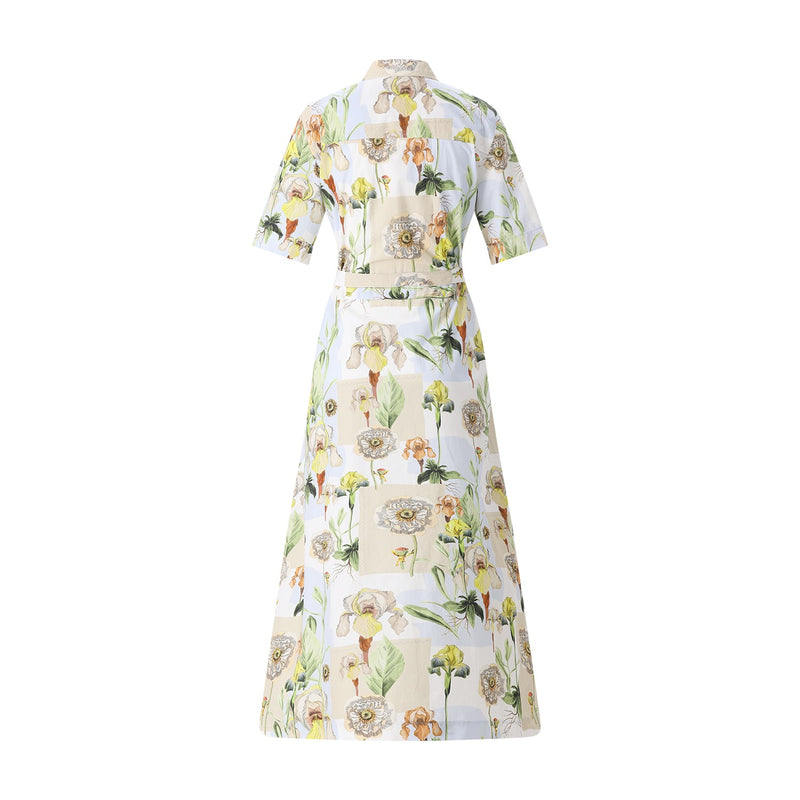 Caliban Blusenkleid mit floralem Muster Damen