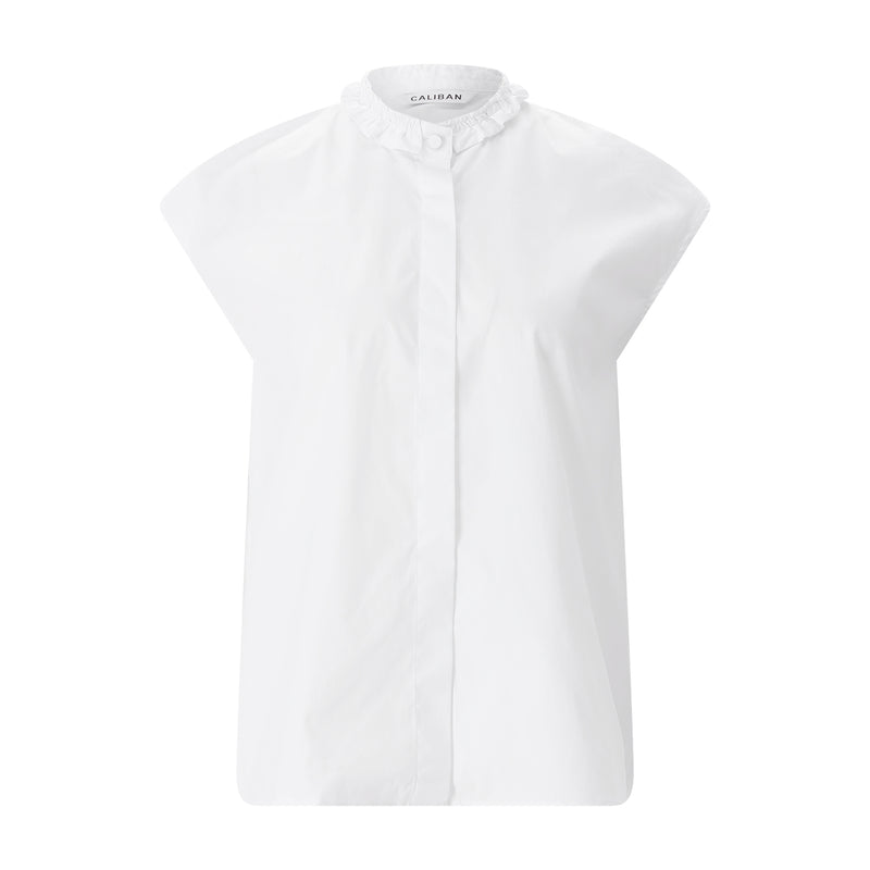 Bluse aus Baumwollmix 44 / Weiß