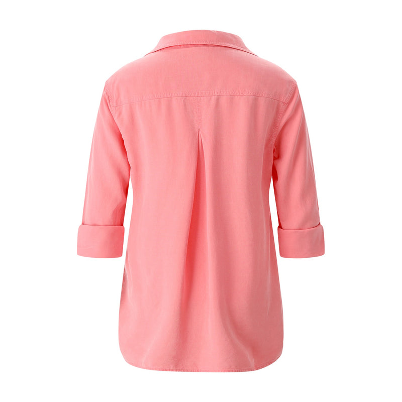 Leichte Hemdbluse XL / Rosa