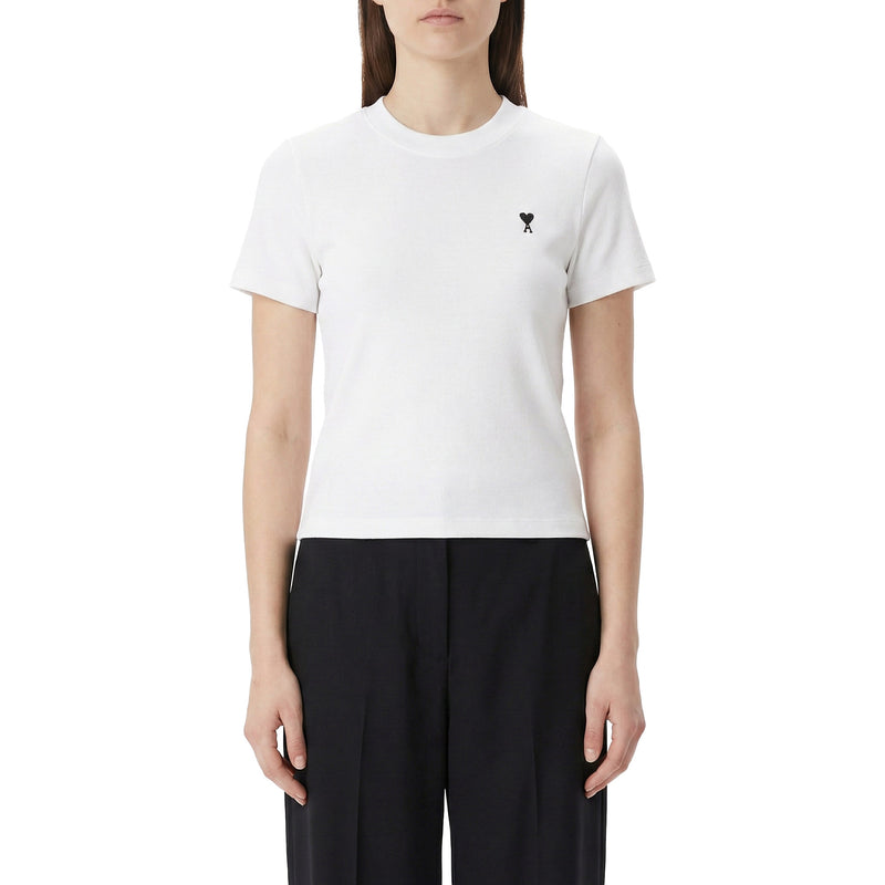 T-Shirt mit Logo L / Schwarz