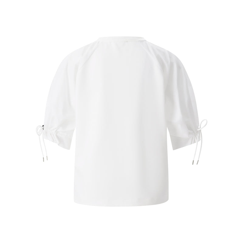 T-Shirt aus Baumwollmix L / Weiß