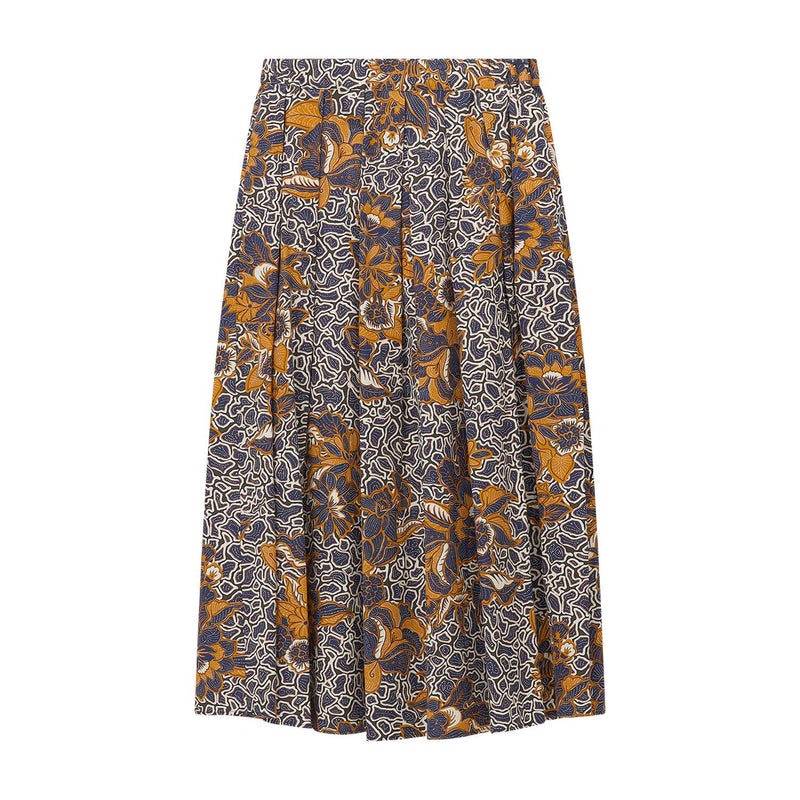 Midirock mit Muster 44 / Multicolor