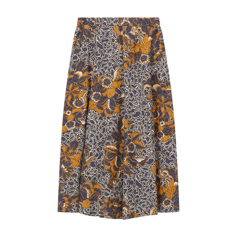 Midirock mit Muster 44 / Multicolor