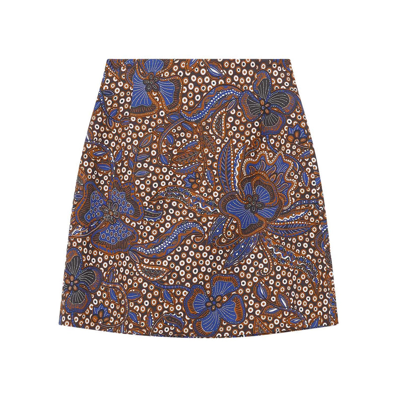 Minirock mit Muster 42 / Multicolor