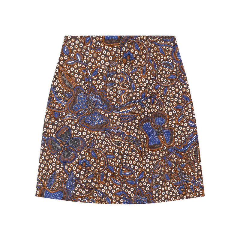 Minirock mit Muster 42 / Multicolor