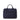 Laptop-Tasche aus Veloursleder One Size / Navy