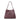Handgewebter Shopper Libra M . / Dunkelrot
