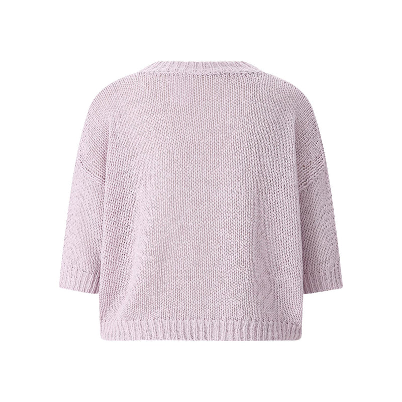 Roberto Collina Kurzarmpullover aus Baumwollmix Damen