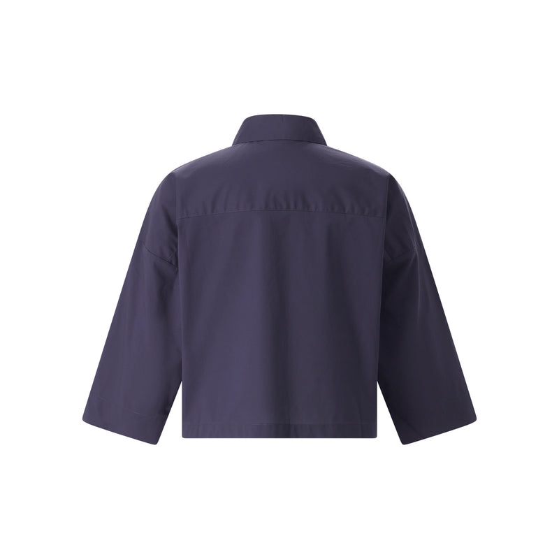 Roberto Collina Kurzarmbluse mit 3/4 Ärmel Damen