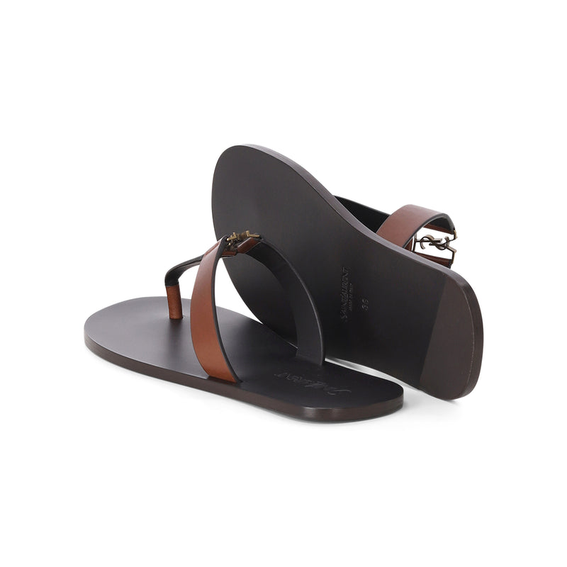 Sandalen aus Leder 40 / Braun