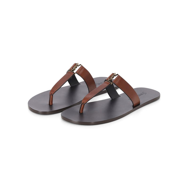 Sandalen aus Leder 40 / Braun