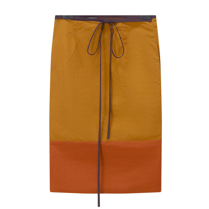 Midi-Wickelrock 38 / Orange