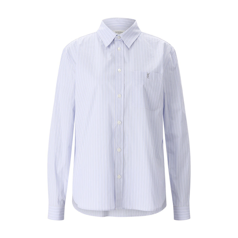 Saint Laurent Hemdbluse mit Logo Damen