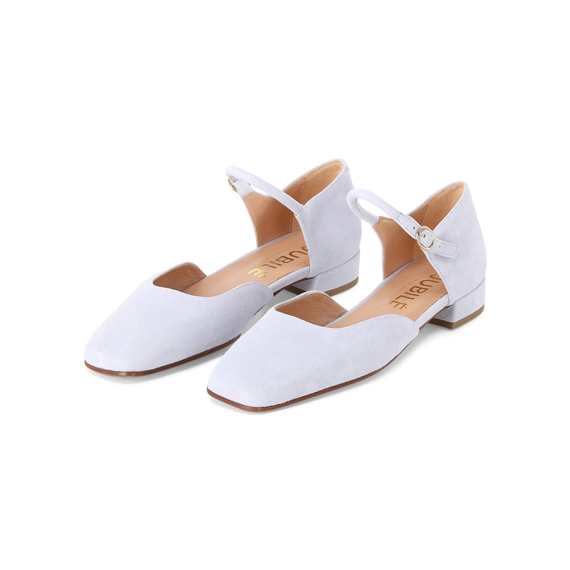 Jubile' Mary Jane Pumps aus Veloursleder Damen