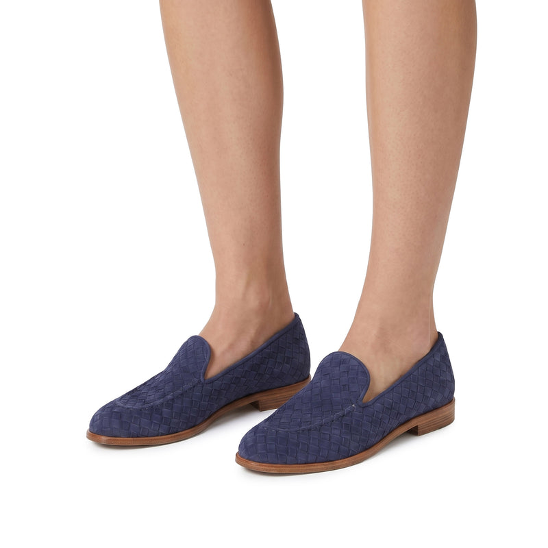 Jubilé Loafers aus Veloursleder Damen