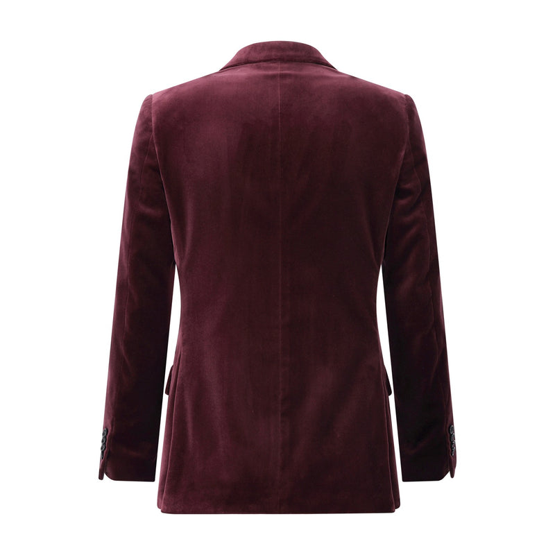 Lardini Slim-Fit Sakko aus Samt Herren