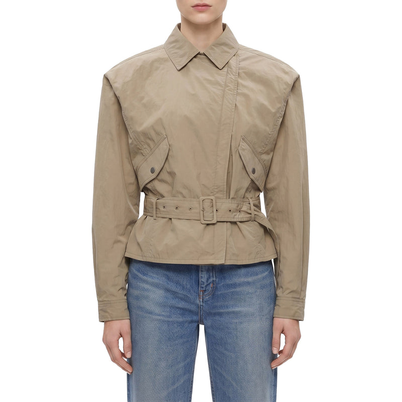 Saint Laurent Leichte Jacke mit Gürtel Damen