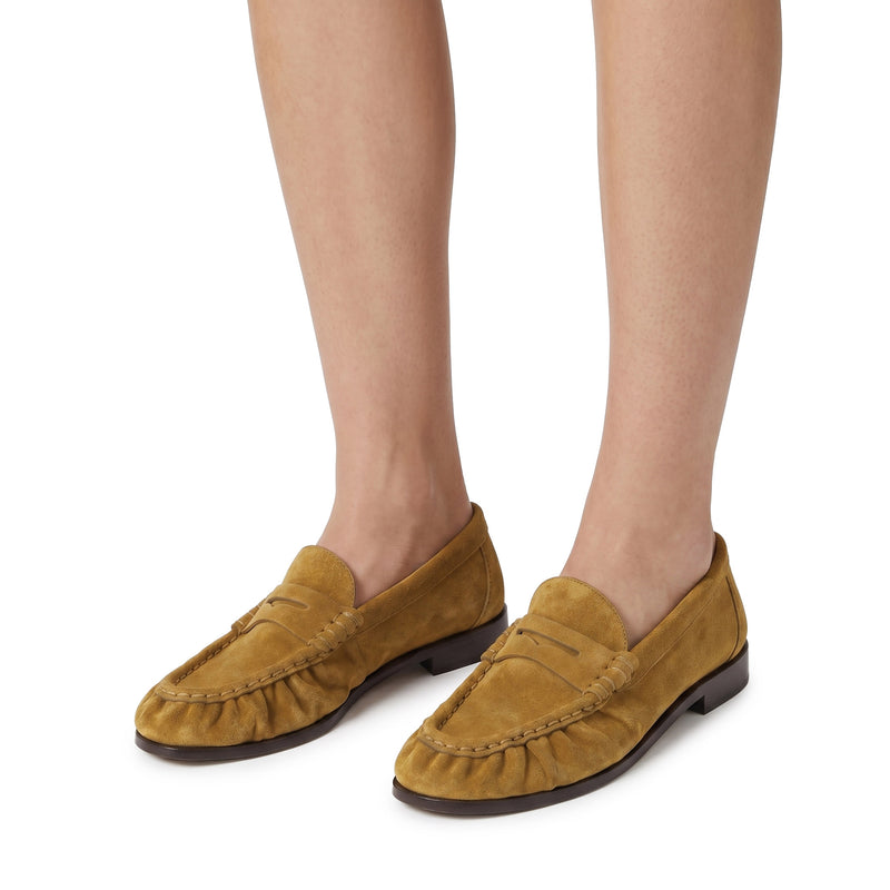 Saint Laurent Penny-Loafer aus Leder Damen