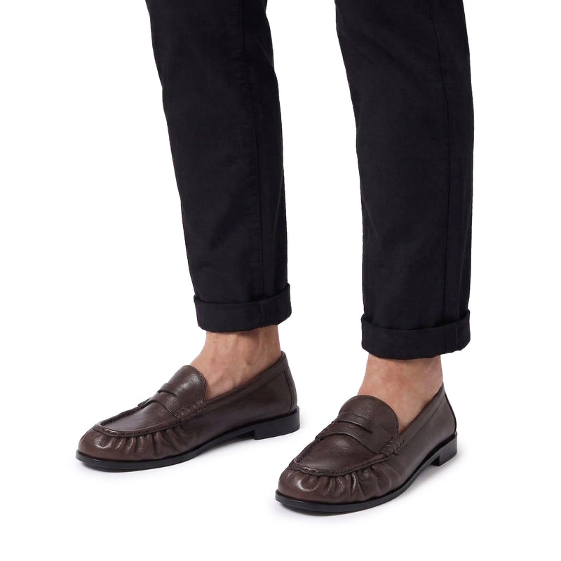 Loafers aus Leder