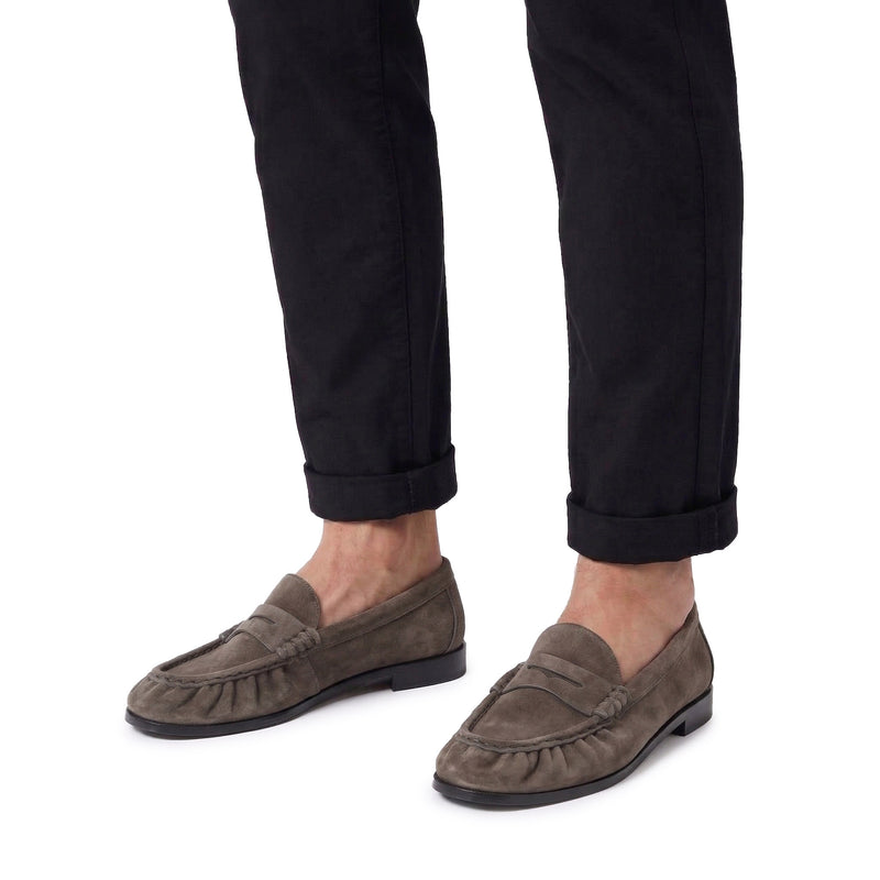 Loafers aus Veloursleder