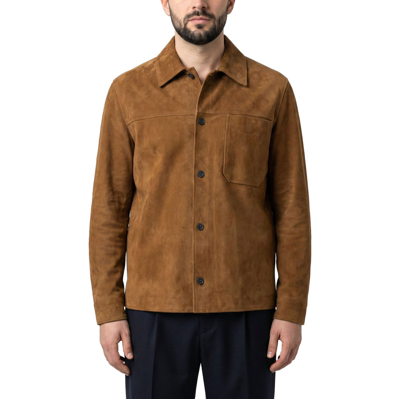Saint Laurent Jacke aus Veloursleder Herren
