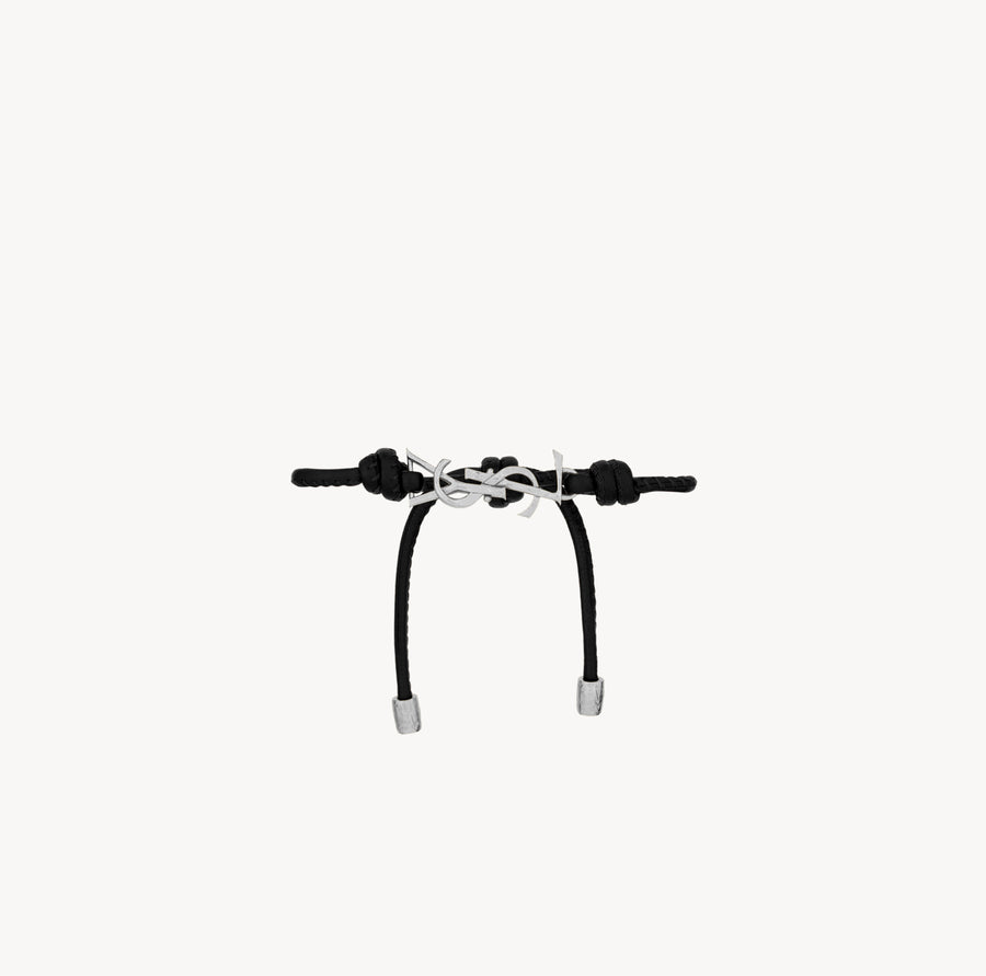 Kordelarmband aus Leder