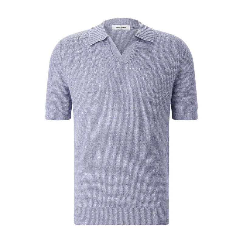Gran Sasso Poloshirt aus Leinenmix Herren