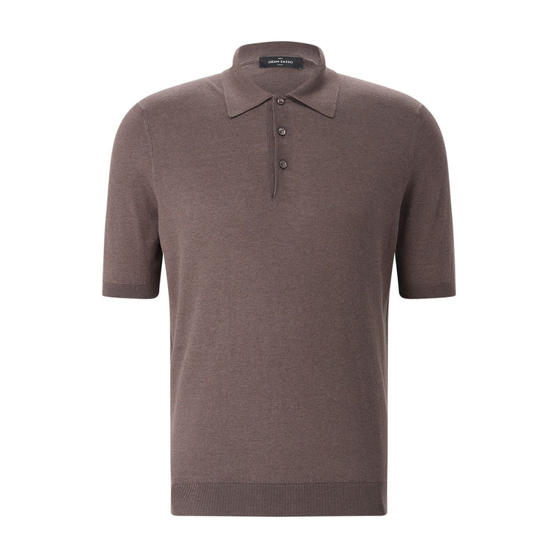 Gran Sasso Poloshirt aus Seide Herren