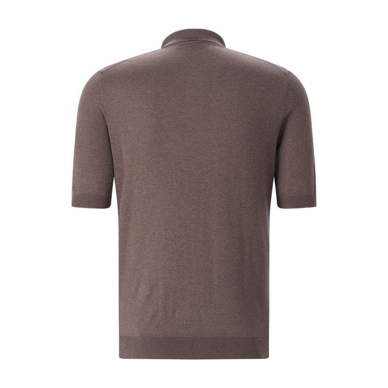 Gran Sasso Poloshirt aus Seide Herren
