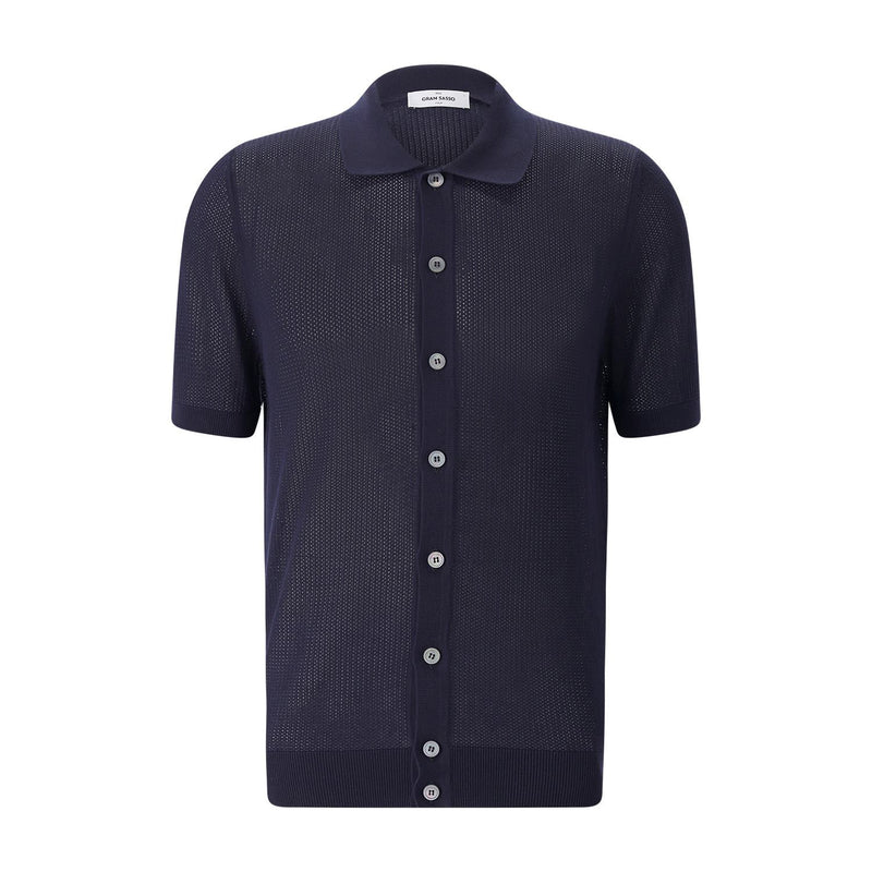 Gran Sasso Kurzarm-Hemd aus Baumwolle Herren