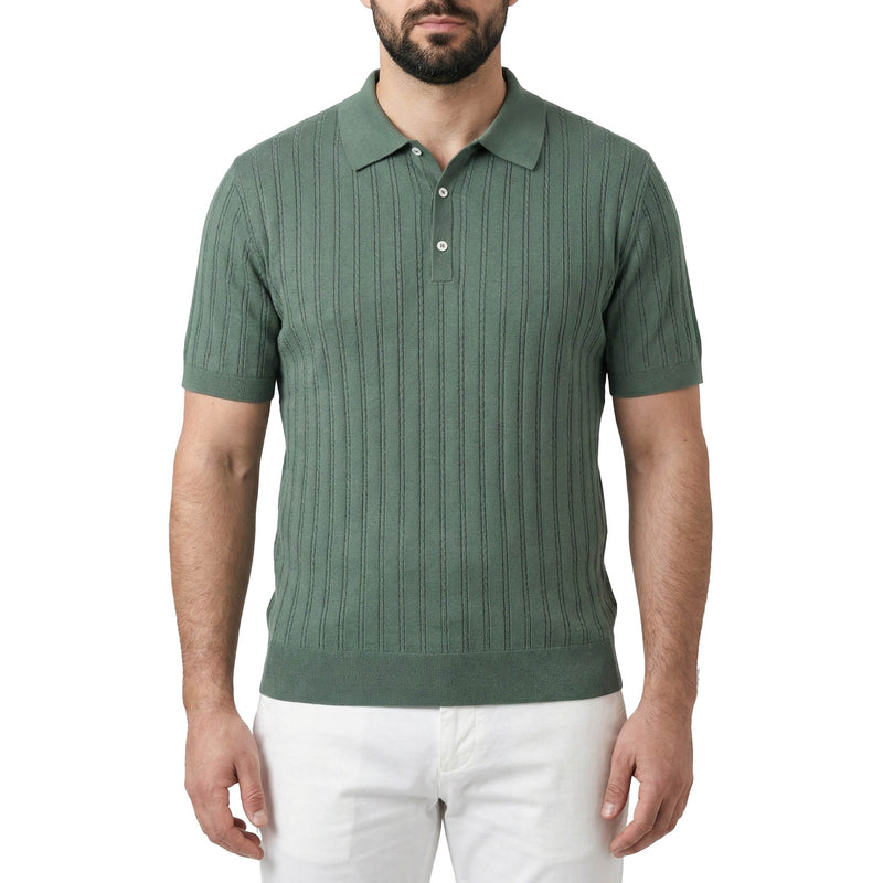 Brett Johnson Poloshirt mit Seide Herren