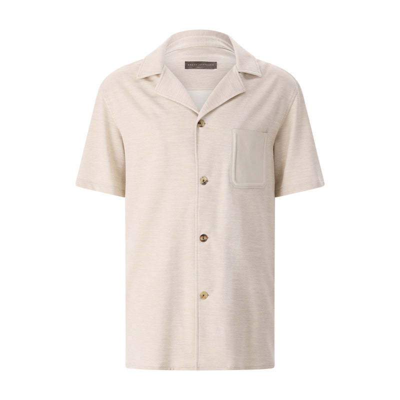 Brett Johnson Hemd mit Wolle & Seide Herren