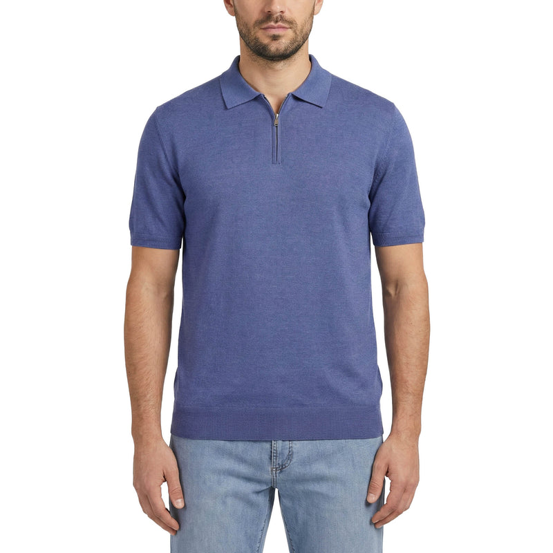 Brett Johnson Poloshirt aus Kaschmir & Seide Herren