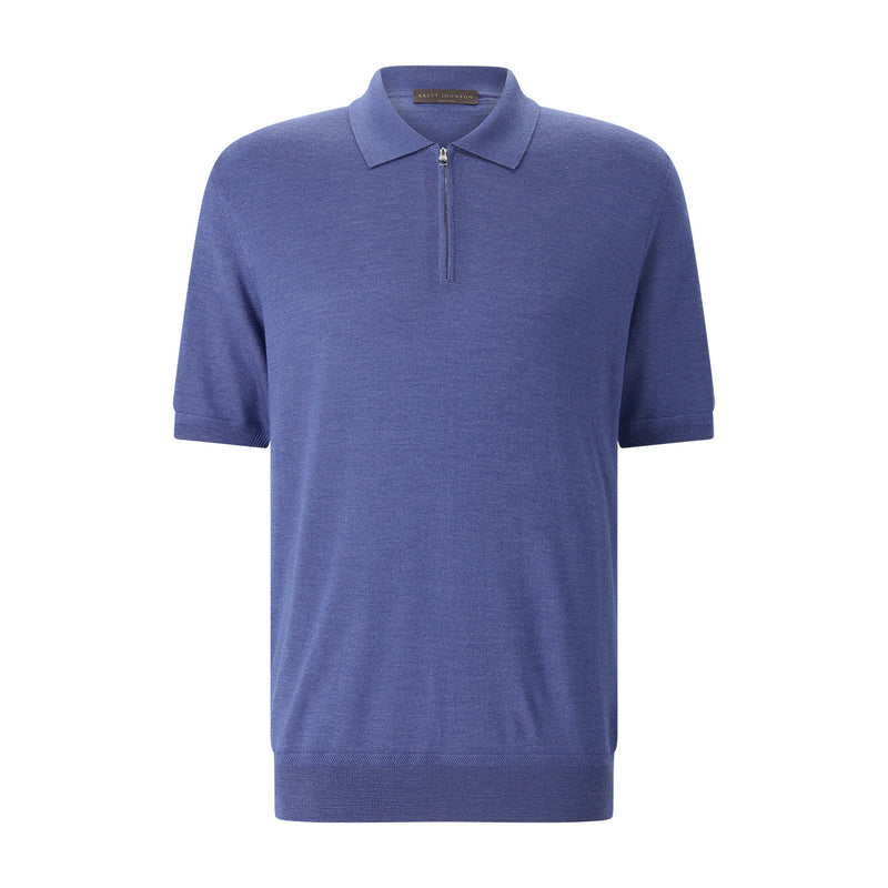 Brett Johnson Poloshirt aus Kaschmir & Seide Herren