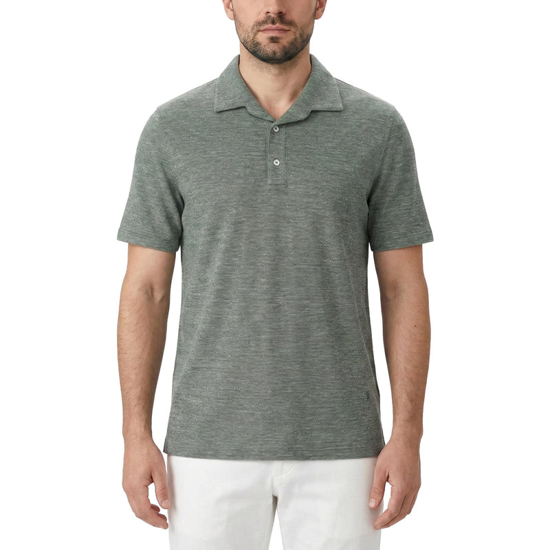 Brett Johnson Poloshirt aus Leinen, Wolle & Seide Herren