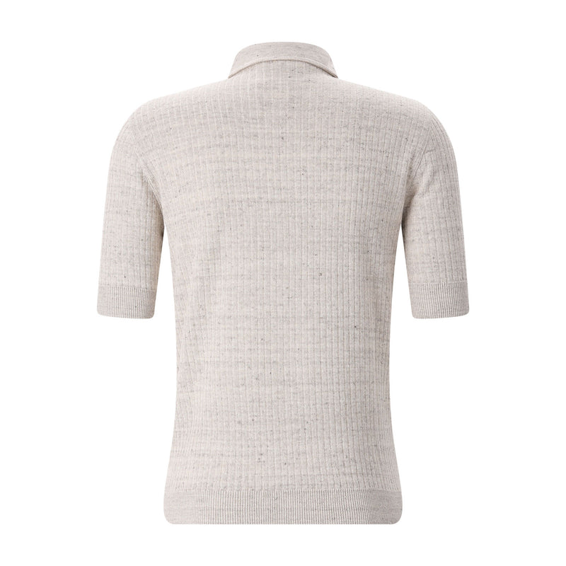 Lardini Poloshirt aus Leinenmix Herren